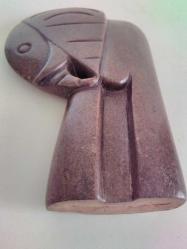 Shona, El Yapımı, Kahverengi Serpantin Heykel: Büyük Fil