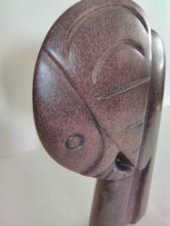 Shona, El Yapımı, Kahverengi Serpantin Heykel: Büyük Fil