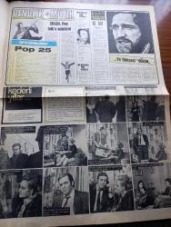 Yeni Asır Sarmaşık Gazetesi - Turkish Newspaper - 19 Şubat 1972 - tiyatro sevgisi daha ağır bastı Müjdat Gezen ve İlhan Daner yuvaya döndü Fotoğraf - Seher Şeniz daha Konak meydanını bile görmedi Fotoğrafı - Ayben Erman çillerim benim her şeyim diyor Fotoğrafı - Jackie Onassis bir fotoğrafçı yüzünden mahkemede 2 saat ifade verdi - Bahar Erdeniz'in kaprislerinden bıkan menajeri Yılmaz Koç şimdi yeni bir yıldız yaratacağım diyor Fotoğrafı - Cüneyt Arkın burdur'da deprem ile ilgili film çekiyor - Fatma Girik Fotoğrafı - Landru ve cinayetleri - hırsız oynayanlar Cüneyt Algür Suna Sunay Zeki Tüney Özcan Bilge Talat Gözbak Sabahat Işık Foto Roman - Ersen Pop Folk'u anlatıyor - Ege'de haftanın plakları - My Boy Richard Harris söylüyor - kederli yıllar oynayanlar Meliha Şoray Eyüp Uyanıkoğlu Mehmet Özekit Nazlı Ece Ferda Büyükgüneş Foto Roman - futbolda siyah tehlike - 8 Afrika ülkesi Avrupa'da boy göstermek için kıyasıya mücadeleye girişti - John Miller futbol topu dikerek milyoner oldu foto