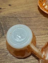Vintage Anchor Hocking Fincan Takımı Sarı 6'lı fincan takımı