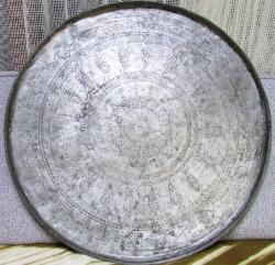 AnTiKa OSMANLI SÜPER İŞLEMELİ YaZıLı BAKIR TEPSİ-SİNİ.....58cm