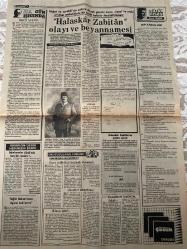 TERCÜMAN GAZETESİ - DOĞUM GÜNÜ HEDİYESİ (TURKISH NEWSPAPPER) - 23 ARALIK 1985  - SADECE TEK YAPRAKTIR-Turgut Özal-Mustafa Kalemli-Doğan Sümel-Rafet Hüner-Yavuz Donat-Fikret Dadaş-Ahmet Yabuloğlu-Ahmet Kabaklı-Rauf Tamer-Abdülhamid-Mehmet Yurdakul-Abdullah Devriş-15 yıllık sigortalılar kurtarıyor-Karda ölüm kalım savaşı-Kar makinesi yol açıp Saime anayı hastaneye ulaştırdı-Mülktep haklar titizlikle korunacak-Girişim derhal durdurulmalı-Geleceğin ümidi ümitsiz gençlik 2.5 milyon genç işsiz-Kıbrısta asırlık cami nikah salonu olarak kullanılıyor-Arap dergisi Bulgar zulmünü belgeledi-Demirel siyasetçi her akşam ölür sabah dirilir-Milyarlık çekiliş yılbaşı alışverişi için para bırakmadı-Halaskâr Zabitan olayı ve beyannamesi-Öküz açlığı-Bir kâbus gibi-Okuyucuların forumu-Demokrasiden ne anlıyoruz-Demokrasi fazilettir fakat-Kimin için-Birimizin derdi hepimizin derdi-Sağlık ve Sosyal Yardım Bakanlığına-Teşekkür-Tercüman Çocuk Dergisi