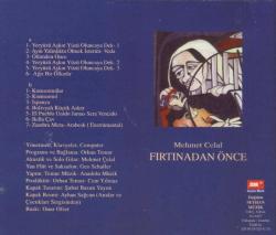 Mehmet Celal - Fırtınadan Önce (1999) CD (AMBALAJINDA)