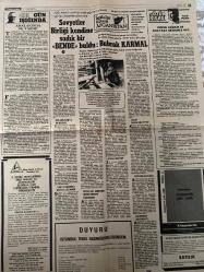 TERCÜMAN GAZETESİ - DOĞUM GÜNÜ HEDİYESİ (TURKISH NEWSPAPPER) - 22 NİSAN 1980  - SADECE TEK YAPRAKTIR-Alparslan Türkeş-Fevzi Fevzioğlu-Süleyman Sırrı Ecevit-Zeyyat Mandalinci-Haluk Soysal-Bülent Kayan-Abdullah Nehbioğlu-Nazlı Ilıcak-Rauf Tamer-Ahmet Kabaklı-Ahsen Batur-Babrak Karmal-Hafızullah Amin-Büyük firar-Hür fikre saygılı olanlar Anayasa’nın ilmi bir seminerde tartışılmasından asla kaygı duymaz-27 Solcu militan Beyazıt’ta cezaevi arabasından binlerce kişinin gözleri önünde kaçtı 1’i yakalandı-İstanbul’un 7 tepesinde UÇURTMA ŞENLİĞİ düzenlenecek-Muğla Milletvekili Mandalinci AP’den istifa etti-Tarihi evleri korumak ve onarmak için defile düzenlendi-Yarattığımız putlar ve sonuç-Sovyetler Birliği kendine sadık bir BENDE buldu Babrak KARMAL-Düzen değişir de Anayasa değişmez mi-Gün Işığında Aralarında Evarid-Duyuru İstanbul Tekel Başmüdürlüğünden-C tertibi tahvillerinin 1980 faizleri ile anaparaları 25 Nisan 1980 tarihinden itibaren ödenecek-Sözün Kısası-İstilacı ülkesi AFGANİSTAN