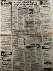 TERCÜMAN GAZETESİ - DOĞUM GÜNÜ HEDİYESİ (TURKISH NEWSPAPPER) - 28 ARALIK 1985  - SADECE TEK YAPRAKTIR-Kenan Evren-Mesut Yılmaz-Taha Akyol-Semra Özal-Zeynep Atasoy-Veysel Atasoy-Rauf Tamer-Ahmet Kabaklı-Rauf Denktaş-Nazlı Ilıcak-Süleyman Demirel-İhsan Doğramacı-Adnan Kahveci-Şevket Yılmaz-Hüsamettin Cindoruk-Ülkü Süleymanoğlu-Leonardo da Vinci-Doç Dr N Zeki Uluslu-İrfan Kaya Ülger-Nakayama-Bruce Lee-EVREN İhtilalle gelenler kendiliğinden gitmez-Politizasyon zarar verir-BURAK TANKERİNDE YANGIN 5 ÖLÜ-1986’ya girerken-Yüksek faiz politikasının sosyo ekonomik tesirleri-Avrupa’da saldırıya geçtiler 19 ölü var-Denktaşların gözyaşları-Zeynep yılbaşı gecesi elimi öpmek ister-Kabinenin tek bekar Atasoy evlilik için ilk adımı attı-Özal Memura bin artı-Hür iradeye saygı-Okuyucuların Forumu Demokrasiden ne anlıyoruz-Kısa demokrasi tarihi-Yeni yılda yepyeni bir Karakuşak-30 kuponla milyoner olacaksınız-1 kişiye 50 milyon-Toplam 100 milyon veriyoruz-İlk kupon yarın-Sözün Kısası-Gün Işığında-Milletvek