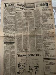 TERCÜMAN GAZETESİ - DOĞUM GÜNÜ HEDİYESİ (TURKISH NEWSPAPPER) - 29 NİSAN 1981  - SADECE TEK YAPRAKTIR-Prof Yasa-Giscard-Mitterrand-Gilmour-Enver Sedat-Rahmi Pehlivanlı-Kemal Önder-Hilmi İşgüzar-Münir Nurettin Selçuk-Ahmet Kabaklı-Rauf Tamer-Levent Cevik-Demokrasi Türk Ordusunun vazgeçilmez prensibidir-Tarım işçileri 8500 TL asgari ücret alacaklar-4800 lira olan ücret yüzde 77,5 arttırıldı-Enver Sedat Pehlivanlı’nın Atatürk tablosunu satın aldı-Yüce Divan’da dün de Hilmi İşgüzar’ın sekreteri dinlendi-58 TÖB DER yöneticisinin yargılanmasına 22 Mayıs’ta başlanıyor-3 ayrı belediyenin sınırı olan sokakla kimse ilgilenmiyor-Evren ve MGK üyeleri Ulusal Egemenlik tatbikatı için bugün Erzincan’a gidiyor-Uzay dolmuşu Boeing’in sırtına bindi-Ansiklopedi cilt kapakları ile ilgili açıklama-Marksizme göre sosyal sınıf ayrılığı yalnız ekonomik temele dayanır-Kaptan Şoförler-Nedir Kaptan’ın ilk sırrı-Meslekte kıdem mi ustalık mı-Taşıma cana mala karşı içten sorumluluk duyguları mı-Tekstil makinaları ar