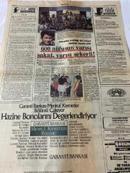 TERCÜMAN GAZETESİ - DOĞUM GÜNÜ HEDİYESİ (TURKISH NEWSPAPPER) - 25 MART 1985  - SADECE TEK YAPRAKTIR -Taha Akyol-Ahmet Kabaklı-Rauf Tamer-Osman Bayazıt-ABD’de lobiler savaşı hızlandı-35 milyarlık uyuşturucu-25 günde 767 Türk öldürüldü-Bulgar zulmünün bilançosu-IMF İstekler paketi yolladı-Harran’da ekinler yeşerdi-Vakit geldi Gitmiyorlar-Islaffın kuğuları yerleşti-Kabadayılar kapıştı 1 ölü 10 yaralı-Atina’daki casusluk olayı çorbaya döndü-Akraba evliliği bir köyü toptan hasta etti-600 nüfusun yarısı sakat yarısı şekerli-Hazine Bonolarını Değerlendiriyor-Garanti Bankası Menkul Kıymetler Bölümü Çalışıyor-Gün Işığında-Sözün Kısası-Pes doğrusu-Kaçakçılıkla mücadele ekipleri 5 yılda 7 bin 234 olaya müdahale edip 24 tonu aşkın uyuşturucu maddeye el koydu-Türkçe Temel Sözlük kuponu-Citizen saat kazanan okuyucular-Bahar Güneydoğu’ya bir ay erken geldi-Yazar DYP’ye Kayseri’den girecek-Çorlu’lu Habil Dede’nin ismini de Rumana’ya çevirdiler-Emeklilik yaşı yumuşak geçişle uygulanacak-Demir çelikte y