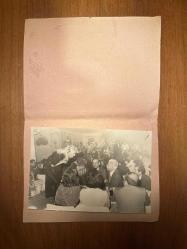 Turistik Pembe Köşk Gazinosu Fotoğraf Servisi Fotoğraf Kabı 1970'ler Siyah Beyaz Fotoğraf