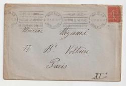 YÜZYILBAŞI DÖNEM BOL DAMGALI 6 ADET POSTADAN GEÇMİŞ FRANSA  PULLU ZARF