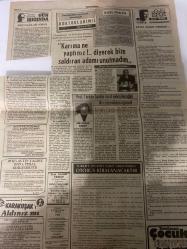 TERCÜMAN GAZETESİ - DOĞUM GÜNÜ HEDİYESİ (TURKISH NEWSPAPPER) - 16 MART 1985  - SADECE TEK YAPRAKTIR -Kenan Evren-Turgut Özal-Ronald Reagan-Taylan Sorgun-Vural Arıkan-Haluk Aydın-Adnan Erzi-Ahmet Kabaklı-Rauf Tamer-Ruhnaz Akyir-Şefik Kaya-Prof Kayahan-Prof Türkan Saylan-Prof Sahir Erman-Sofya müftü yardımcısı canına kıydı-ABD devrede-Bulgar zulmü artarken tepkiler de yoğunlaştı-Türk bölgeleri muhasara altında-İran Cumhurbaşkanı’na suikast teşebbüsü-Evren Türk milletine uygun eğitim vermeliyiz-Amerika’dan 102 saat gelen böbrek hayat kurtardı-Doktorlarımızın büyük başarısı-Gün Işığında-Başlarken-Özün Köşesi-Bre Dağlar Aman-Doktorlarımız-Karıma ne yaptınız diyerek bize saldıran adamı unutmadım-Prof Türkan Saylan nasıl evlenileceğini iki cüzdanlıdan öğrendi-Türkiye Diyanet Vakfı tarafından otobüs kiralanacaktır-20 KG altın yaldız boya ithal edilecektir-Karakusak Aldınız mı-Tercüman Çocuk-Türkçe Temel Sözlük-Kamusı Türki-Türk diline hizmet bir ülküdür mukaddes bir milli vazifedir-İşte bu ina