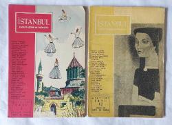 İSTANBUL Sanat - Edebiyat Dergisi /Aylık Siyasi Mecmua / Aylık Mecmua,1953 - 1956, Cilt: 1 Sayı: 1 - 12, 14, Cilt: 2 Sayı: 1, 2, 3, 5, 10, 11, 12, Cilt: 3 Sayı: 8 [21 ADET)