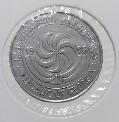 1993 GÜRCİSTAN 20 TETRİ ORİJİNAL MADENİ PARASI ÇİL GEYİK TEMALI V3GG2B NADİRDİR