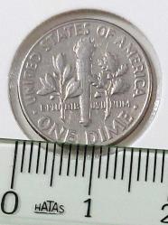 1965 AMERİKA 1 DIME ORİJİNAL MADENİ PARASI ÇİLALTI 3D1D2Ü NADİRDİR
