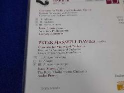 ISAAC STERN BARBER MAXWELL DAVIES   MÜZİK CD