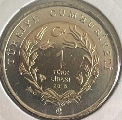 2015.HAYVANLI 1 LİRA.ANKARA KEÇİSİ  PARA ÇİL