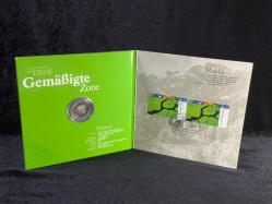 Almanya 5 Euro 2019 “Gemäßigte Zone” – Münze & Marke (PUL VE PARA) Özel Numisfolder Seti Klimazonen der Erde Serisi – Ilıman Kuşak