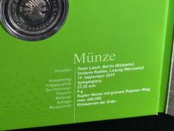 Almanya 5 Euro 2019 “Gemäßigte Zone” – Münze & Marke (PUL VE PARA) Özel Numisfolder Seti Klimazonen der Erde Serisi – Ilıman Kuşak