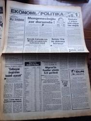 Sabah Gazetesi - Turkish Newspaper - 2 Haziran 1985 - Güney Petrol halkı dolandırdı - Mehmet Ali Ağca'yı idam etmemek için formül aranıyor - Papandreu Türk düşmanlığı yaparak bugünkü seçimi kazanacak - Fenerbahçeli taraftarlar Sakıp Sabancı'nın sattığı biletleri kapıştı Fotoğrafı - İstanbul'da en temiz Deniz Kilyos Şile Çınarcık ve Arnavutköy - migros'ta değişen fiyatlar - cinsel sorunlarınız yazan psikolog doktor Arthur Stone - İngiltere'de takvim güzel seçilen Janine James Fotoğrafı - Turgut Özal bakanlarını intihan ediyor - İş Bankası Pirelli ile ortak çelik tesisi kuracak - bu gece seninim oynayanlar Simone Pelei Claudio Aliotti Foto Roman - Gönül abla Dert köşesi - James Bond çizgi roman - Fenerbahçe sahasında Antalyaspor'u yenerse şampiyonluk turu atacak - Beşiktaşlılar Ankara'ya giderken inşallah bu deplasmanı boşuna yapmıyoruz dediler - Ayten Gökçer ve Çetin Tekindor tarla kuşu adlı televizyon oyununun çekimlerinde Fotoğrafı - Füsun Erbulak ve Füruzan kitapları en çok okunanlar