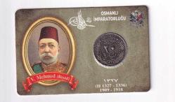 1327/3 20 Para - ÇİL - Mehmet Reşad Dönemi - Osmanlı 10 para - Özel kutusunda