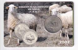 2002 FAO 500.000₺ Kimsenin Aç Kalmayacağı Bir Dünya - ÇİL - Özel Kutusunda