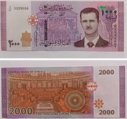 SURİYE 50-100-200-500-1.000-2.000-5.000 POUND TAM SET ÇİL