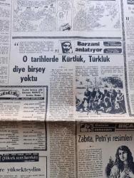 Halka ve Olaylara Tercüman Gazetesi - Turkish Newspaper - 3 Mayıs 1970 - Türkiye İş Bankası - trafik kazasında Mehmet Kurt adında bir Jandarma eri öldü yedi er yaralandı - köylü kadını şehir kadınından mutludur münazarası - B.A.C. başkanı Nasır 1 Mayıs bayramı dolayısıyla yaptığı konuşmada İsrail'in Rus pilotları hakkındaki iddiaları yalanlamadı - Apollo 13'teki kazaya kısa devre sebep olmuş - Üç Bin Kadar yazan Tarık Buğra - SIR aerosol böcek ilacı - Kara Orkun ormanlar kraliçesi yazan Mirat Sırdaş çizen Şahap Ayhan - Battal Gazi'nin torunu yazan Murat Sertoğlu Yazı Dizisi - Yörük Ali Pehlivan yazan Eski Bir Pehlivan - Milli Eğitim ve turizm bakanlarına yazan İbrahim Minnetoğlu - doktorunuz diyor ki Dr. Kamran Şenel - kendini kurtaran şehir kahramanmaraş'ın kurtuluş destanı yazan Murat Sertoğlu Yazı Dizisi - dünyayı sarsan casusluk olayının içyüzü yüksek uçuş harekatı Yazan Francis Gary Powers Yazı Dizisi - Barzani anlatıyor konuşan Lütfü Akdoğan fotoğraflar Ahmet Bedri Yazı Dizisi -