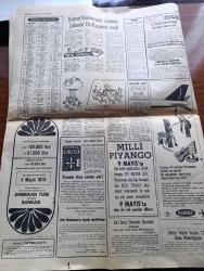 Halka ve Olaylara Tercüman Gazetesi - Turkish Newspaper - 3 Mayıs 1970 - Türkiye İş Bankası - trafik kazasında Mehmet Kurt adında bir Jandarma eri öldü yedi er yaralandı - köylü kadını şehir kadınından mutludur münazarası - B.A.C. başkanı Nasır 1 Mayıs bayramı dolayısıyla yaptığı konuşmada İsrail'in Rus pilotları hakkındaki iddiaları yalanlamadı - Apollo 13'teki kazaya kısa devre sebep olmuş - Üç Bin Kadar yazan Tarık Buğra - SIR aerosol böcek ilacı - Kara Orkun ormanlar kraliçesi yazan Mirat Sırdaş çizen Şahap Ayhan - Battal Gazi'nin torunu yazan Murat Sertoğlu Yazı Dizisi - Yörük Ali Pehlivan yazan Eski Bir Pehlivan - Milli Eğitim ve turizm bakanlarına yazan İbrahim Minnetoğlu - doktorunuz diyor ki Dr. Kamran Şenel - kendini kurtaran şehir kahramanmaraş'ın kurtuluş destanı yazan Murat Sertoğlu Yazı Dizisi - dünyayı sarsan casusluk olayının içyüzü yüksek uçuş harekatı Yazan Francis Gary Powers Yazı Dizisi - Barzani anlatıyor konuşan Lütfü Akdoğan fotoğraflar Ahmet Bedri Yazı Dizisi -