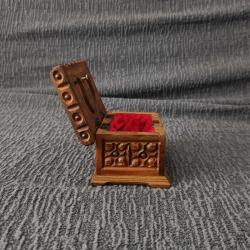 Ahşap Malzemeden El Yapımı Takı Kutusu