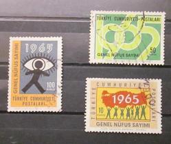 LOT.4 » 1965 GENEL NÜFUS SAYIMI SERİSİ DAMGALI M17a
