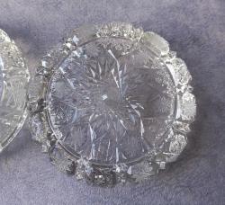 VİNTAGE PAŞABAHÇE KRİSTAL KÜLLÜK.  İKİ ADET . KONDİSYON YÜKSEK KOLEKSİYONLUK