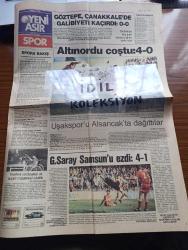 Yeni Asır Spor Gazetesi - Turkish Newspaper - 22 Kasım 1982 - Altınordu Uşakspor'u alsancak'ta dağıttılar Fotoğrafı - Göztepe Çanakkale'de galibiyeti kaçırdı - Spor Toto sonuçları - Galatasaray Samsunspor'u ezdi 4-1 Fotoğrafı - Fenerbahçe altın yılını yaşıyor - halterde rekorlar peş peşe kırıldı - Kozan Güreş festivali sona erdi - İspanya liginde Real Madrid lider - Beşiktaş mersin'den yaralı dönüyor - Trabzonspor Bursa'yı da yaktı - Ülküsporlular dansöz oynattı - nikah masası oynayanlar Ümit Besen Nil Burak Atilla Arcan Foto Roman - bulmaca - ilanlar - yeni bir tüp bebek tekniği geliştirildi - Dilber Ay Nalan Yükselen Filiz Işık Basmane Kader gazinosunda - Aziz Özen palet cafe restaurantta - Nesrin Topkapı vücudunu neden saklıyor - Güngör Bayrak sanatından çok güzelliğini sergiliyor Fotoğrafı - vücudunu cömertçe teşhir eden Güngör Bayrak şimdi Nükhet Duru'nun himayesinde Fotoğrafı - Brigitte Bardot nihayet yalnızım Fotoğrafı - Altınordu teknik direktörü Tamer Kaptan konuşma