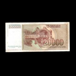 YUGOSLAVYA (1987) - 20.000 Dinar (ÇT 7,0/10) 