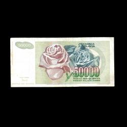 YUGOSLAVYA (1992) - 50.000 Dinar (ÇT 7,0/10) 