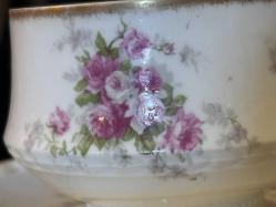 Fransız Limoges el boyama porselen çay kahve fincanı