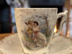 el boyama avrupa porselen çay kahve fincanı