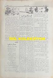 Osmanlıca Karagöz Mizah Dergisi-Gazetesi, Orijinal Dönem Basım, (Ottoman Magazine-Newspaper-Journal Illustré Cara-Gueuz) - 31 Ocak 1925 - Sayı: 1761 - Hicri: 6 Recep 1343 - Rumi: 31 Kanun-i Sani 1341 - Karikatür: Bahriyemiz Top Talimleri Ederken: 