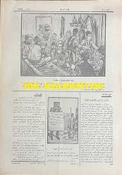 Osmanlıca Karagöz Mizah Dergisi-Gazetesi, Orijinal Dönem Basım, (Ottoman Magazine-Newspaper-Journal Illustré Cara-Gueuz) - 31 Ocak 1925 - Sayı: 1761 - Hicri: 6 Recep 1343 - Rumi: 31 Kanun-i Sani 1341 - Karikatür: Bahriyemiz Top Talimleri Ederken: 
