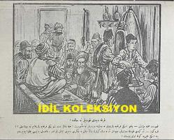 Osmanlıca Karagöz Mizah Dergisi-Gazetesi, Orijinal Dönem Basım, (Ottoman Magazine-Newspaper-Journal Illustré Cara-Gueuz) - 31 Ocak 1925 - Sayı: 1761 - Hicri: 6 Recep 1343 - Rumi: 31 Kanun-i Sani 1341 - Karikatür: Bahriyemiz Top Talimleri Ederken: 