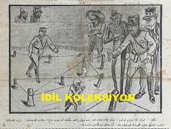 Osmanlıca Karagöz Mizah Dergisi-Gazetesi, Orijinal Dönem Basım, (Ottoman Magazine-Newspaper-Journal Illustré Cara-Gueuz) - 12 Mayıs 1923 - Sayı: 1581 - Hicri: 26 Ramazan 1341 - Rumi: 12 Mayıs 1339 - Lozan Barış Konferansı'na Dair İsmet İnönü'yü Tasvir Eden Karikatür: 