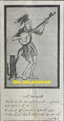 Osmanlıca Karagöz Mizah Dergisi-Gazetesi, Orijinal Dönem Basım, (Ottoman Magazine-Newspaper-Journal Illustré Cara-Gueuz) - 12 Mayıs 1923 - Sayı: 1581 - Hicri: 26 Ramazan 1341 - Rumi: 12 Mayıs 1339 - Lozan Barış Konferansı'na Dair İsmet İnönü'yü Tasvir Eden Karikatür: 