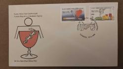 1989 YILI KKTC DÜNYA SAĞLIK GÜNÜ İLK GÜN ZARFI KULLANILMAMIŞ