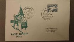 1956 YILI İSVEÇ KAYAK YARIŞI İLK GÜN ZARFI KULLANILMAMIŞ