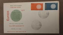 1970 YILI TÜRKİYE EUROPA CEPT  İLK GÜN ZARFI KULLANILMAMIŞ