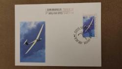 1997 YILI TÜRKİYE I.DÜNYA HAVA OYUNLARI  İLK GÜN DAMGALI PULLU ZARF KULLANILMAMIŞ