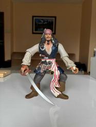2007 Zizzle Karayip Korsanları Kaptan Jack Sparrow Figür Oyuncak Nadir Koleksiyonluk