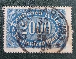 Almanya Reich 1922- damgalı