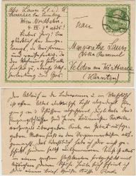 AVUSTURYA VİYANA POSTADAN GEÇMİŞ KARTPOSTAL 1914. (4)