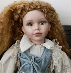 1970 YILLARI PORSELEN BEBEK ALMANYA YAPIMI DAMGALI 50 CM