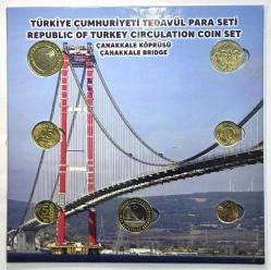 Çanakkale Köprüsü Türkiye Cumhuriyeti Tedavül Para Seti