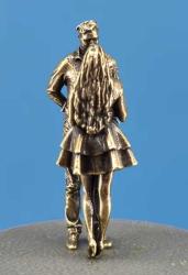 Pirinç Miniyatür Çift Heykeli – Dekoratif Biblo